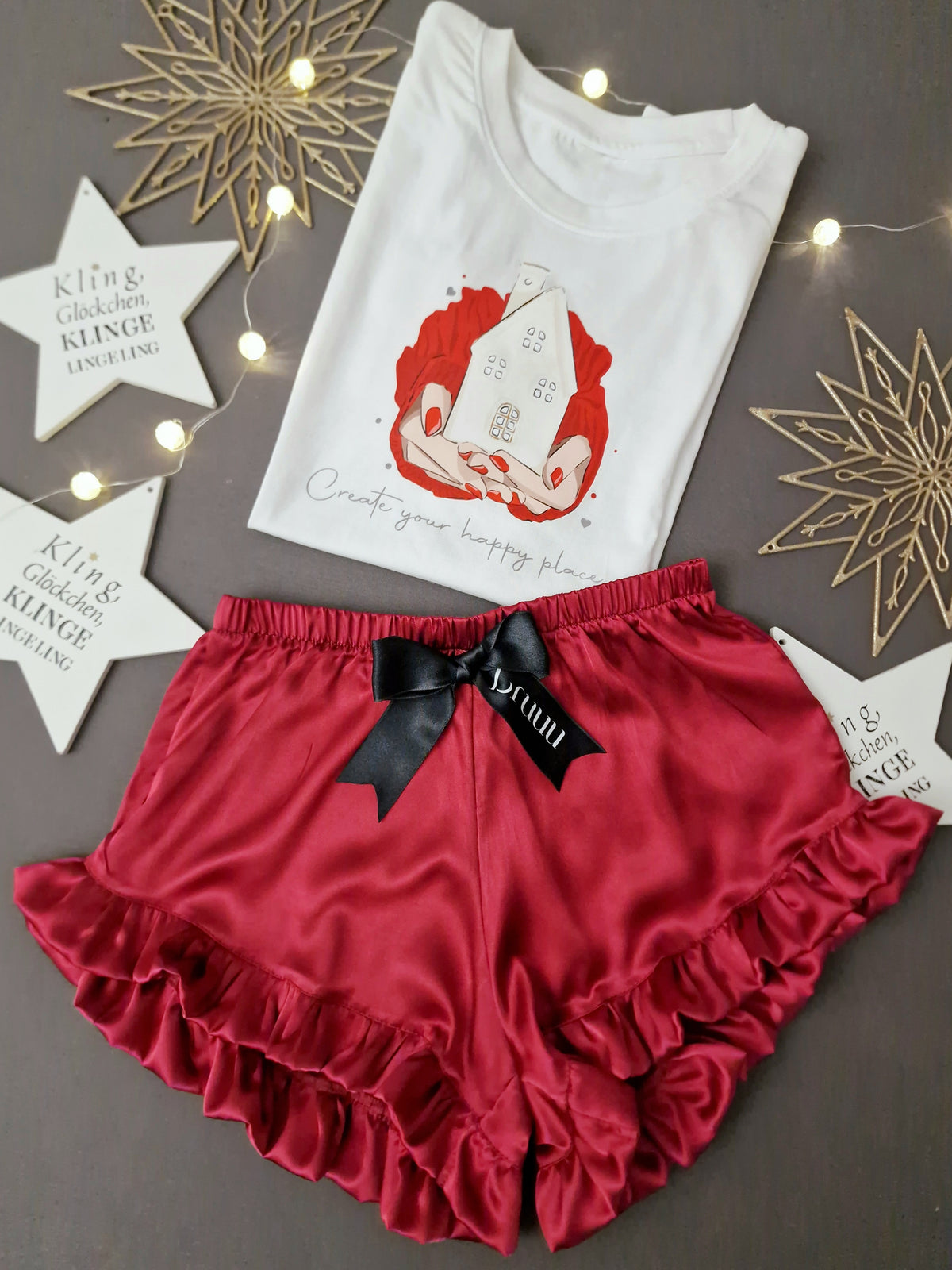 Bordo Home short set