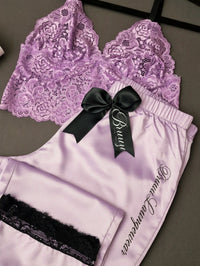 Purple Bralet set